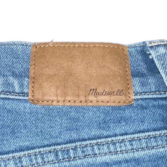 Madewell The MomJean Denim Tapered Leg Jeans Leacrest Wash High Waist Size 26 - Picture 5 of 9